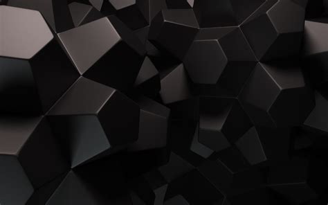 Black Geometric Wallpaper Wallpapersafari