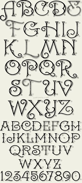 Letterhead Fonts Iron Lace Decorative Fonts