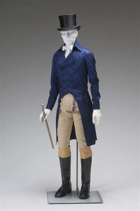 Cutaway Tail Coat 1805 1810mint Museum Men Dress Victorian