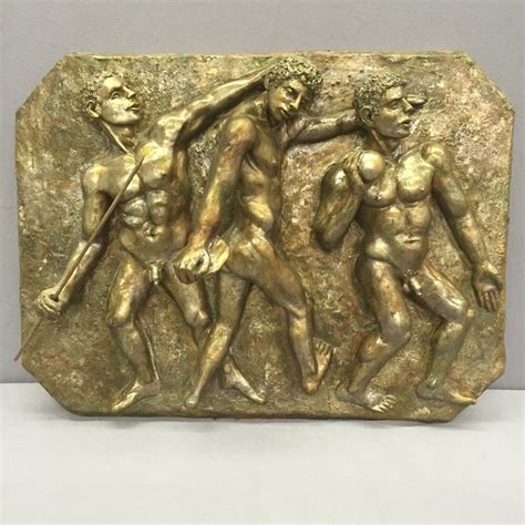 Nude Olympians Classical Greek Themed Naked Olympians Clay Etsy
