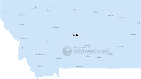 Montana Area Codes Map List And Phone Lookup