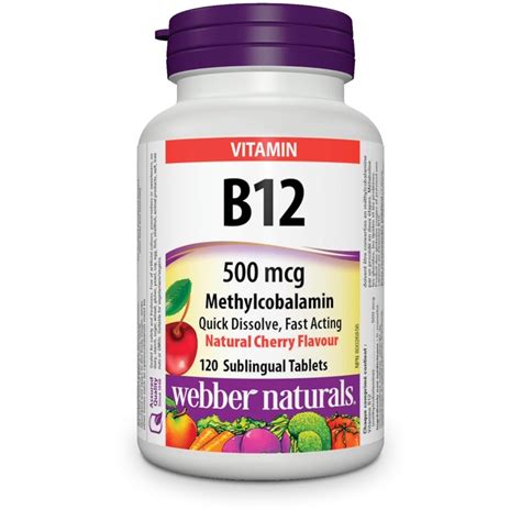 Webber Naturals Vitamin B12 Timed Release Shopee Philippines