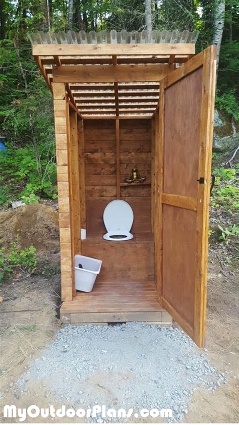 Wooden Outhouse Diy Project Myoutdoorplans