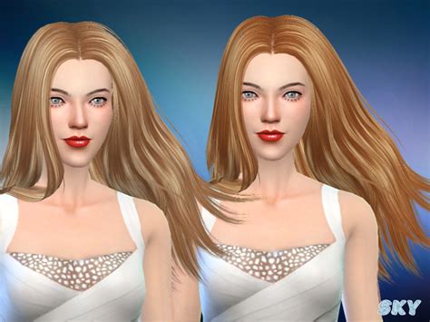 The Sims Resource Afra 282 Hair By Skysims Sims 4 Hairs