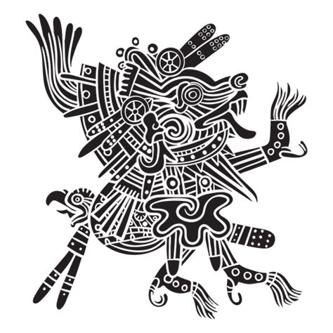 Aztec Gods Illustration Xolotl Transparent Png And Svg Vector File