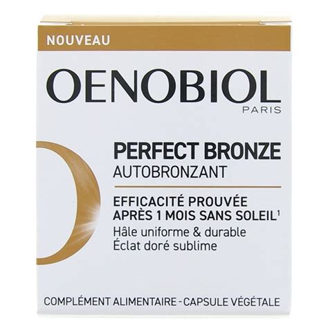Oenobiol Perfect Bronze Autobronzant 30 Capsules Illicopharma
