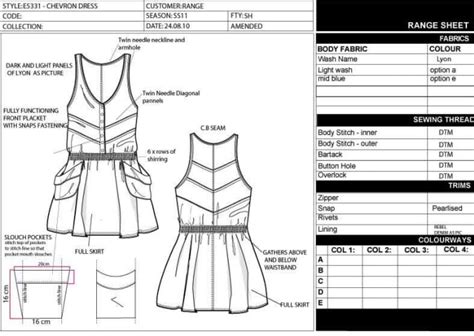 Create Fashion Cad Illustration Flats Technical Drawings By Sookieq