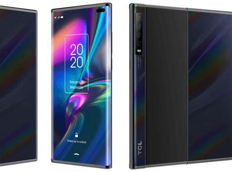 Tcl Unveils Rollable Phone And Tri Folding Tablet