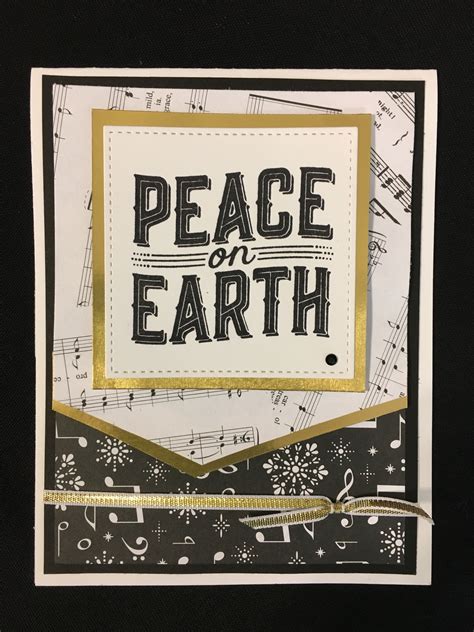 Pin By Lisa Fast On My Stamped Creations Peace On Earth Peace Stamp