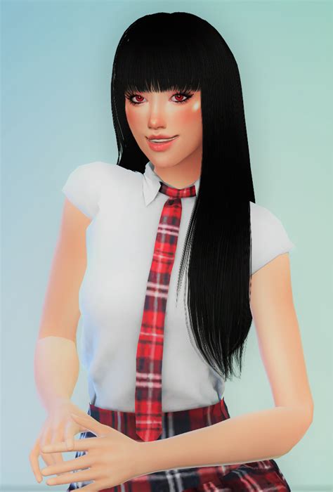 Yumeko Jabami In 2021 Sims 4 Sims 4 Anime Sims