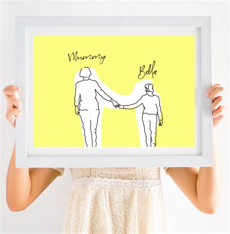 Mummy And Me Side By Side Print By Giddy Kipper