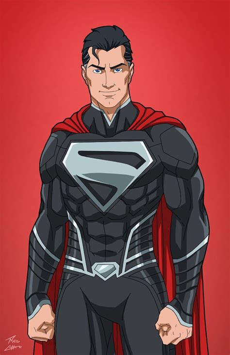 Superman Clark Kent Alt Costume V75 Black By Gwendolyx10 On