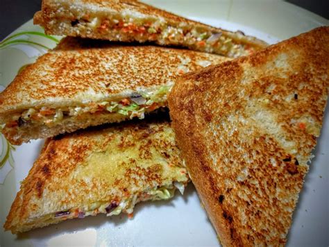 Veg Grilled Cheese Sandwich Recipe Vegecravings