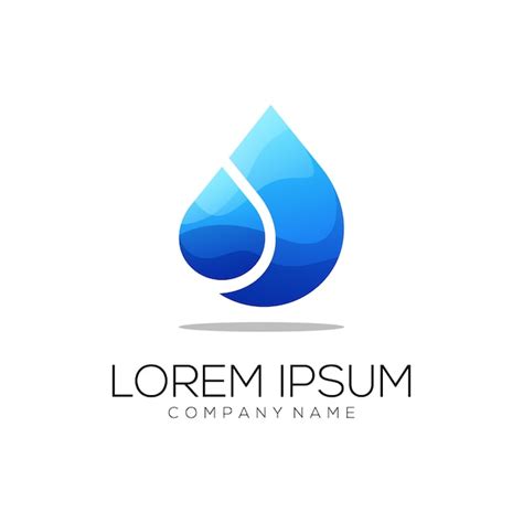 Water Logo Premium Vector