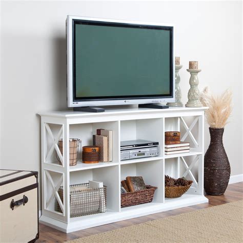 Belham Living Hampton Tv Console White Adding Storage To Your
