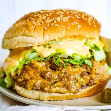 Big Mac Sloppy Joes With Secret Sauce A Reinvented Mom