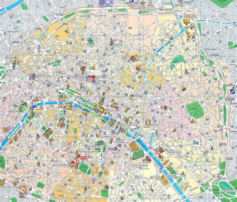 Paris Maps Top Tourist Attractions Free Printable Mapaplan