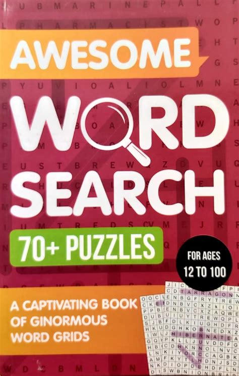 Awesome Word Search 70 Puzzles Md Gunasena