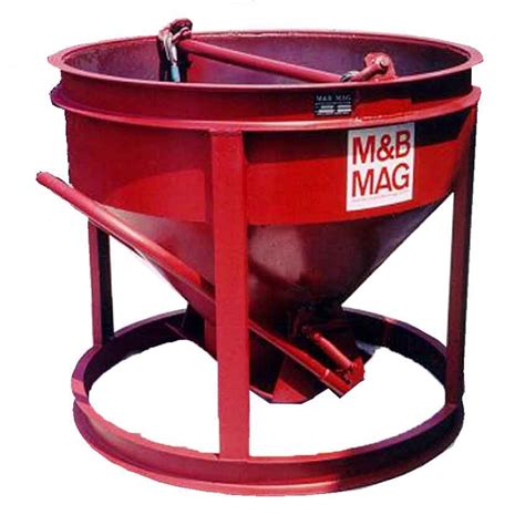 1 Yard Steel Concrete Bucket Sbb 10 By Mandb Mag