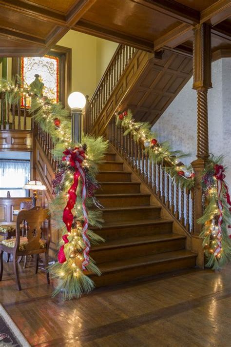 21 Best Staircase Christmas Decorations  Holiday Staircase Ideas