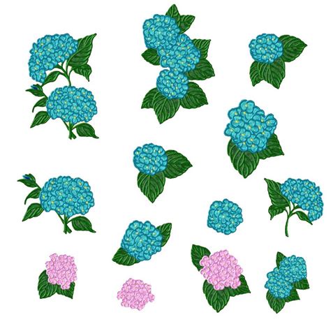 Hydrangea Applique Machine Embroidery Designs By Sew Swell