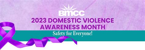 2023 Domestic Violence Awareness Month Bmcc