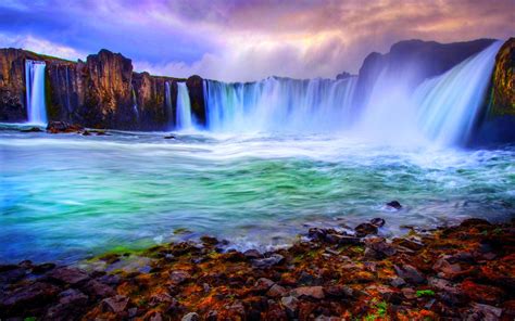 Free Download Falls Paradise Cool Nature Wallpapers