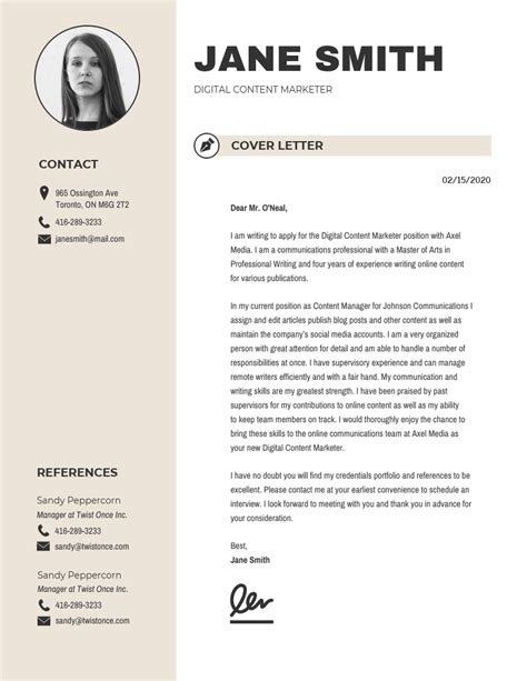 Cover Letter Template Joinery Free Resume Templates