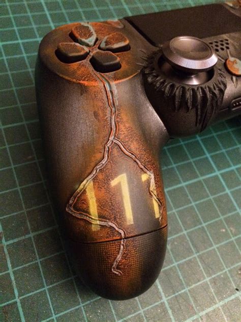 Custom Fallout Damaged Inspired Ps4 Controller Walyou
