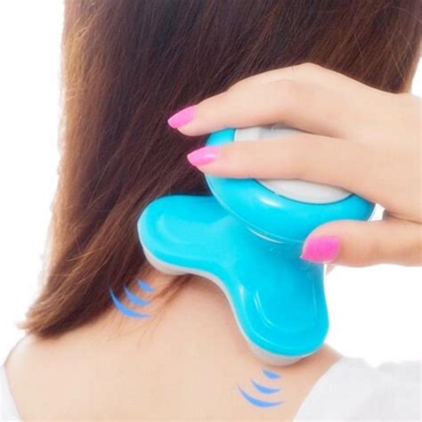 Mini Wave Vibrating Massager Electric Handled Battery Usb Full Body Massage Buy At A Low Prices