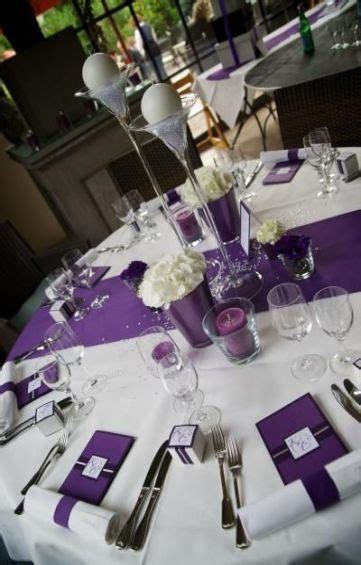 9 Best Purple Table Decorations Images Purple Wedding Wedding Colors