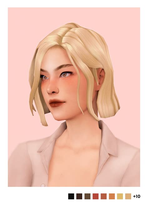 Sims Maxis Match Short Hair Cc Female Fandomspot Parkerspot