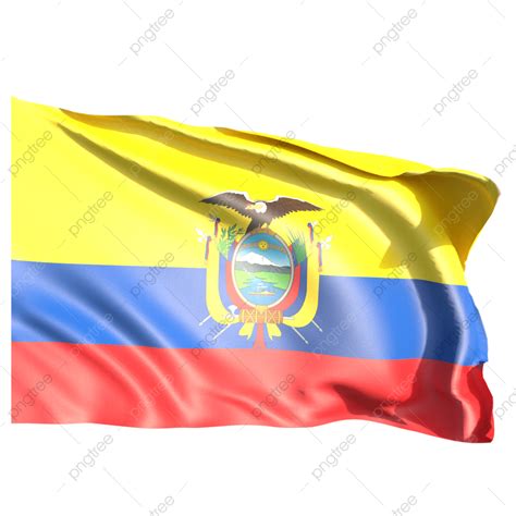 Ondeando La Bandera De Ecuador Png Bandera De Ecuador Ondeando