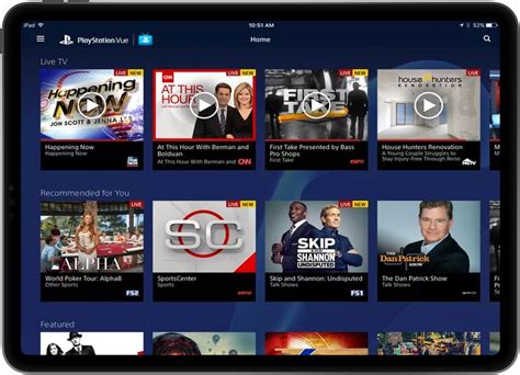 It is not practically possible for all the sports lovers to for example, espn is one of the best live streaming apps for sports. Top iPad Movie and TV Streaming Apps