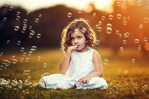 Photography Children Bubbles Lens Flare Outdoors Hd Wallpaper