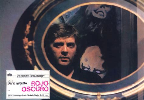 Profondo Rosso Deep Red 1975 Spanish Lobby Card Red Poster
