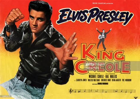 Elvis Presley On A Publicity Poster For The Film King Creole 1958