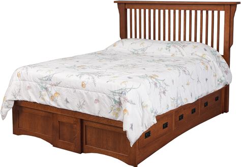 Mission Queen Pedestal Bed W 6 Drawers 3 Each Side 30 3113 30 3163 30 3193 30 3167 By Daniel