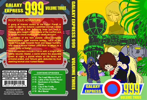 Galaxy Express 999 Volume 3 Cover By Hugozhackenbush On Deviantart