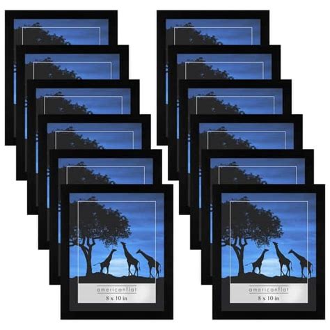 Americanflat Contemporary Black Picture Frame Set Of 12 Overstock