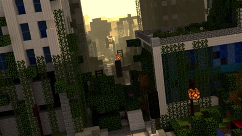 Blend Swap Minecraft Apocalyptic City