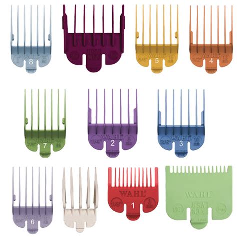 Wahl 10 And 12 Guide Combs 12 Wahl Guide Comb Attachments 1 1 2 In