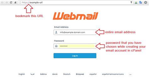 How To Log Into The Webmail Through The Client Area