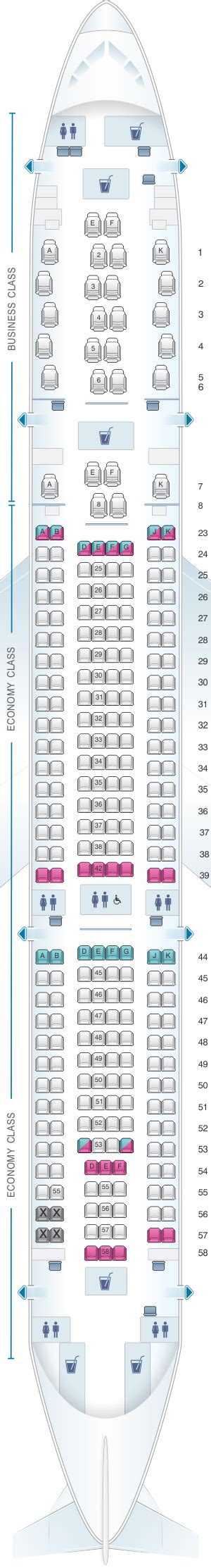A330 Seat Map Qantas