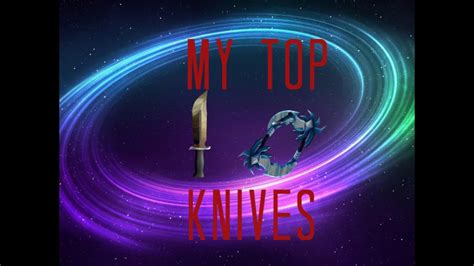 These things will separate you from the remainder of the pack, as you will be bringing down the murderer in style! Murder Mystery 2, My top ten Knives in my inventory - YouTube