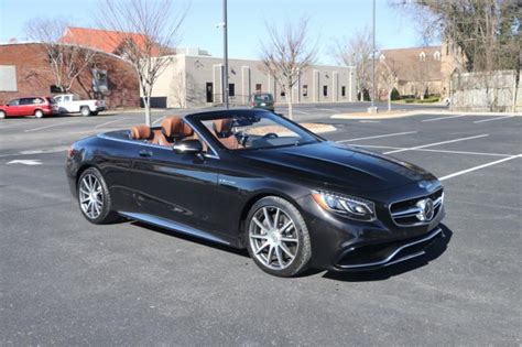 Used 2017 Mercedes Benz S63 Amg 4matic Cabriolet Awd Wnav For Sale