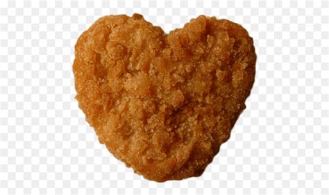 Chicken Nuggets Heart Shaped Chicken Nugget Bread Food Fried Chicken