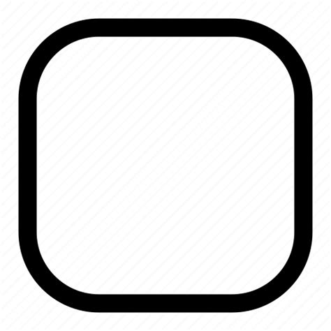Black Rounded Square Png