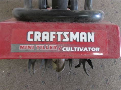 Lot Detail Craftsman Mini Tillercultivator