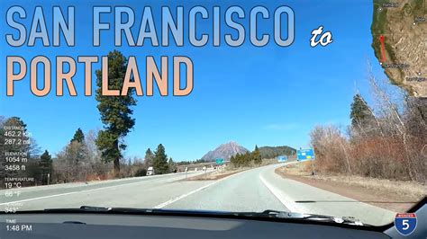 San Francisco To Portland Road Trip Timelapse In 4k Youtube